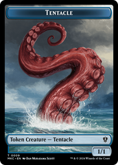 Tentacle // Koma's Coil Double-Sided Token [Murders at Karlov Manor Commander Tokens] | Exor Games Truro