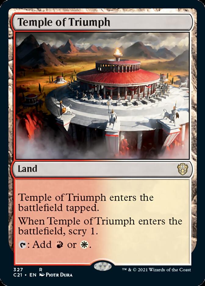 Temple of Triumph [Commander 2021] | Exor Games Truro