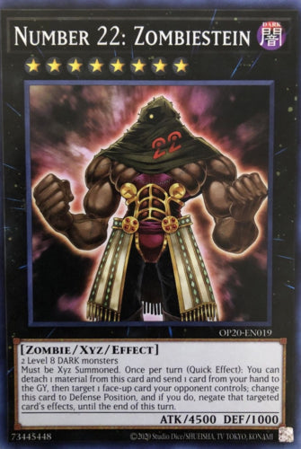 Number 22: Zombiestein [OP20-EN019] Common | Exor Games Truro