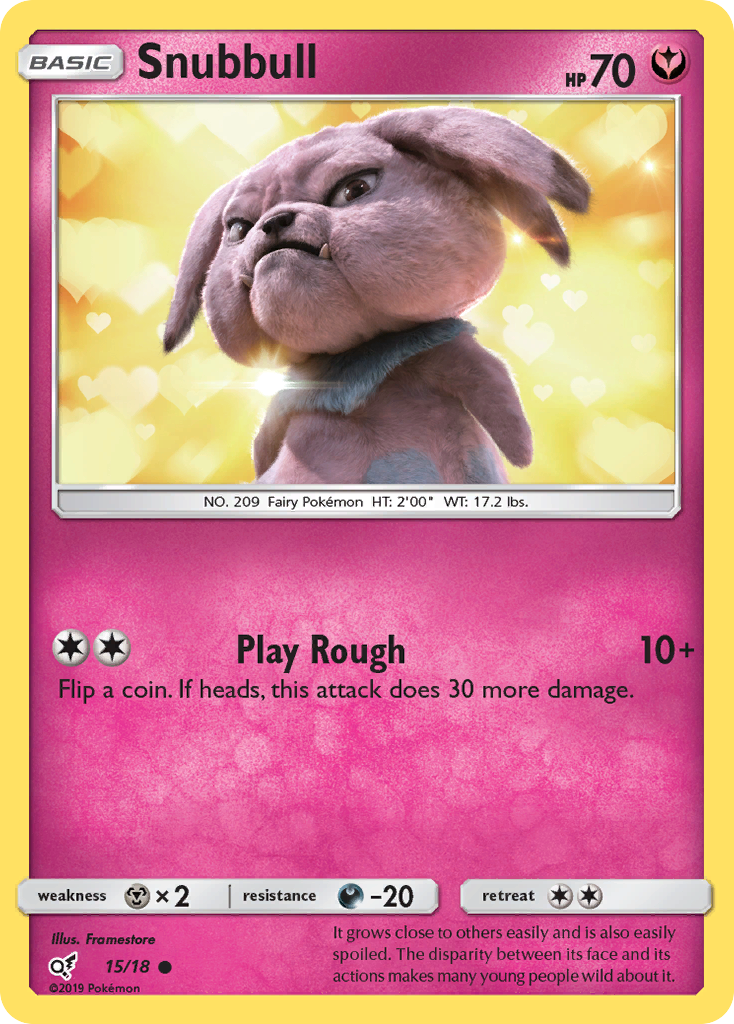 Snubbull (15/18) [Sun & Moon: Detective Pikachu] | Exor Games Truro