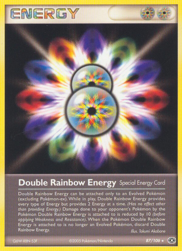 Double Rainbow Energy (87/106) [EX: Emerald] | Exor Games Truro