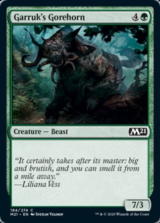 Garruk's Gorehorn [Core Set 2021] | Exor Games Truro