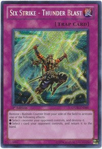 Six Strike - Thunder Blast [STOR-EN089] Secret Rare | Exor Games Truro