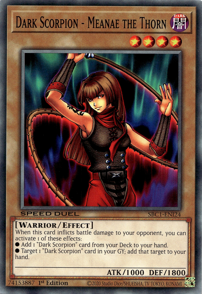 Dark Scorpion - Meanae the Thorn [SBC1-ENI24] Common | Exor Games Truro