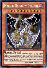 Malefic Rainbow Dragon [YMP1-EN005] Secret Rare | Exor Games Truro