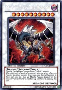 Malefic Paradox Dragon [YMP1-EN007] Secret Rare | Exor Games Truro