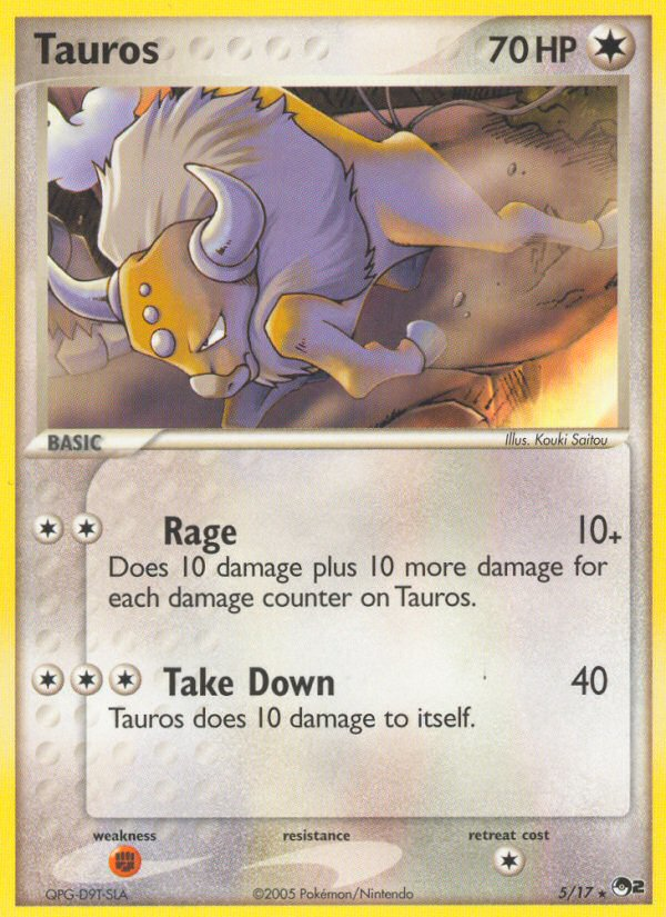 Tauros (5/17) [POP Series 2] | Exor Games Truro