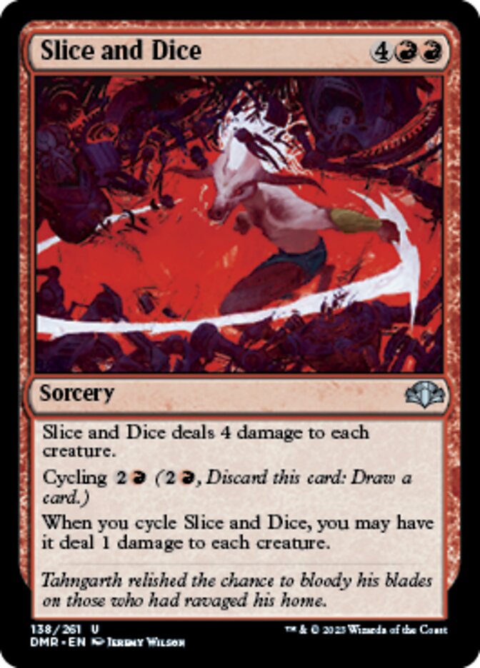 Slice and Dice [Dominaria Remastered] | Exor Games Truro