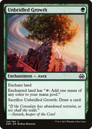 Unbridled Growth [Aether Revolt] | Exor Games Truro