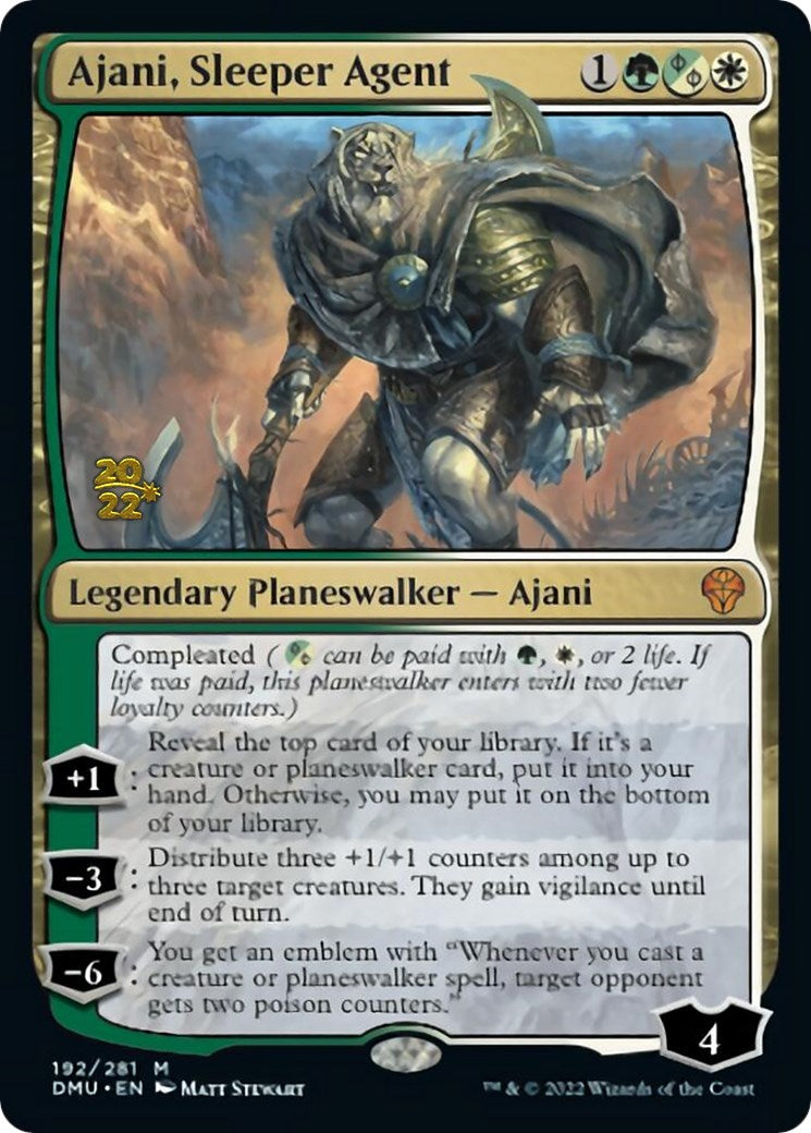 Ajani, Sleeper Agent [Dominaria United Prerelease Promos] | Exor Games Truro