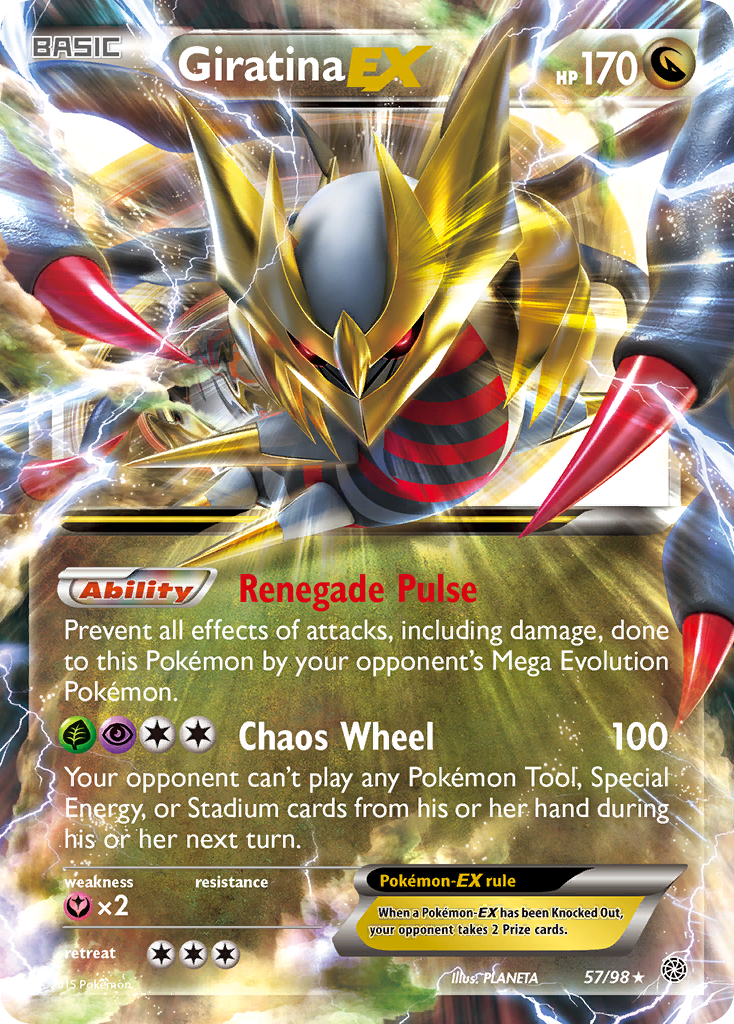 Giratina EX (57/98) [XY: Ancient Origins] | Exor Games Truro