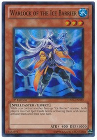 Warlock of the Ice Barrier [HA04-EN023] Super Rare | Exor Games Truro