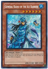 General Raiho of the Ice Barrier [HA04-EN025] Secret Rare | Exor Games Truro