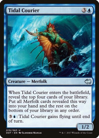 Tidal Courier [Duel Decks: Merfolk vs. Goblins] | Exor Games Truro