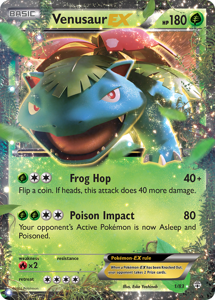 Venusaur EX (1/83) [XY: Generations] | Exor Games Truro