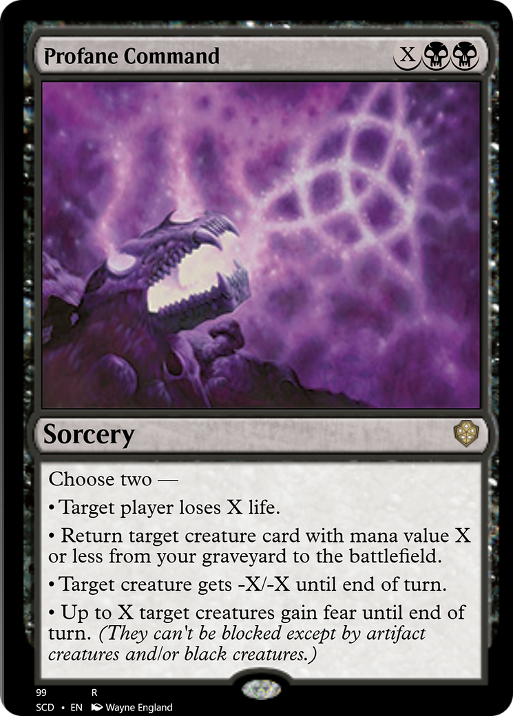Profane Command [Starter Commander Decks] | Exor Games Truro