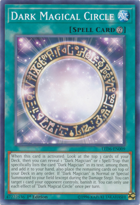 Dark Magical Circle [LED6-EN009] Common | Exor Games Truro