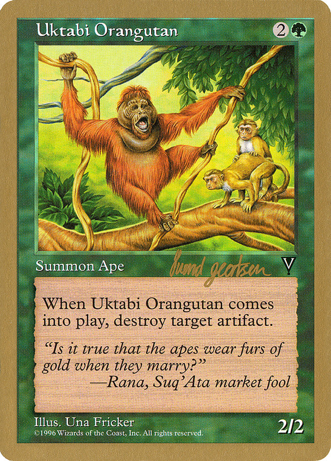 Uktabi Orangutan (Svend Geertsen) (SB) [World Championship Decks 1997] | Exor Games Truro