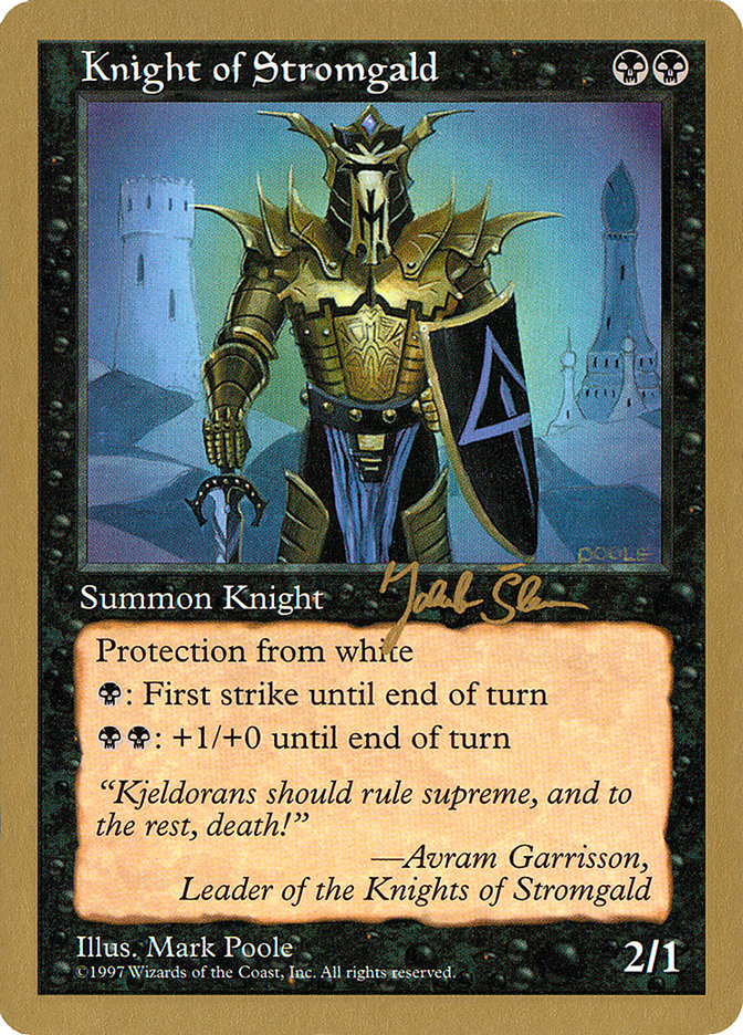 Knight of Stromgald (Jakub Slemr) [World Championship Decks 1997] | Exor Games Truro