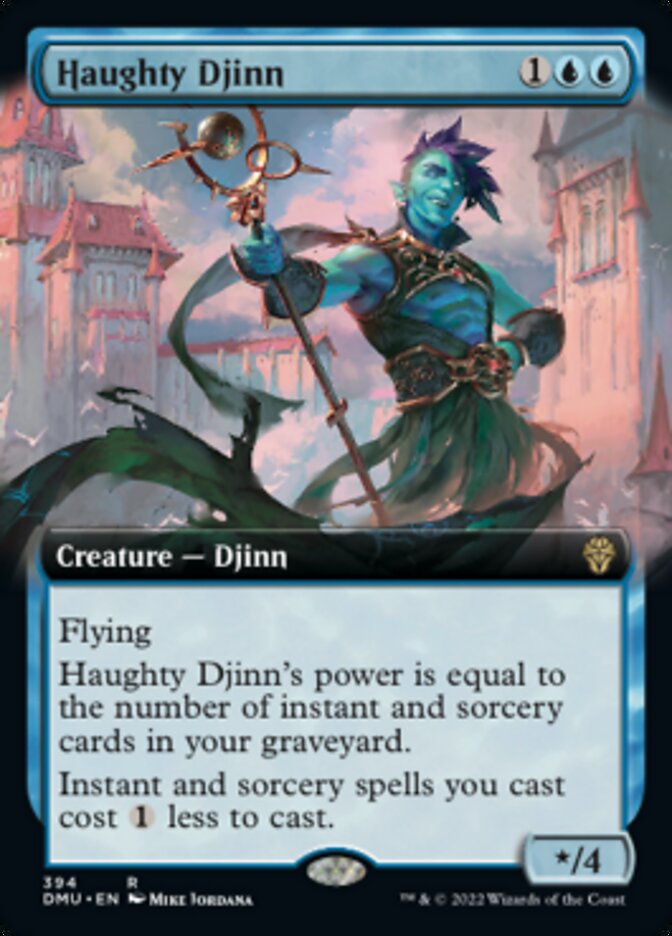 Haughty Djinn (Extended Art) [Dominaria United] | Exor Games Truro