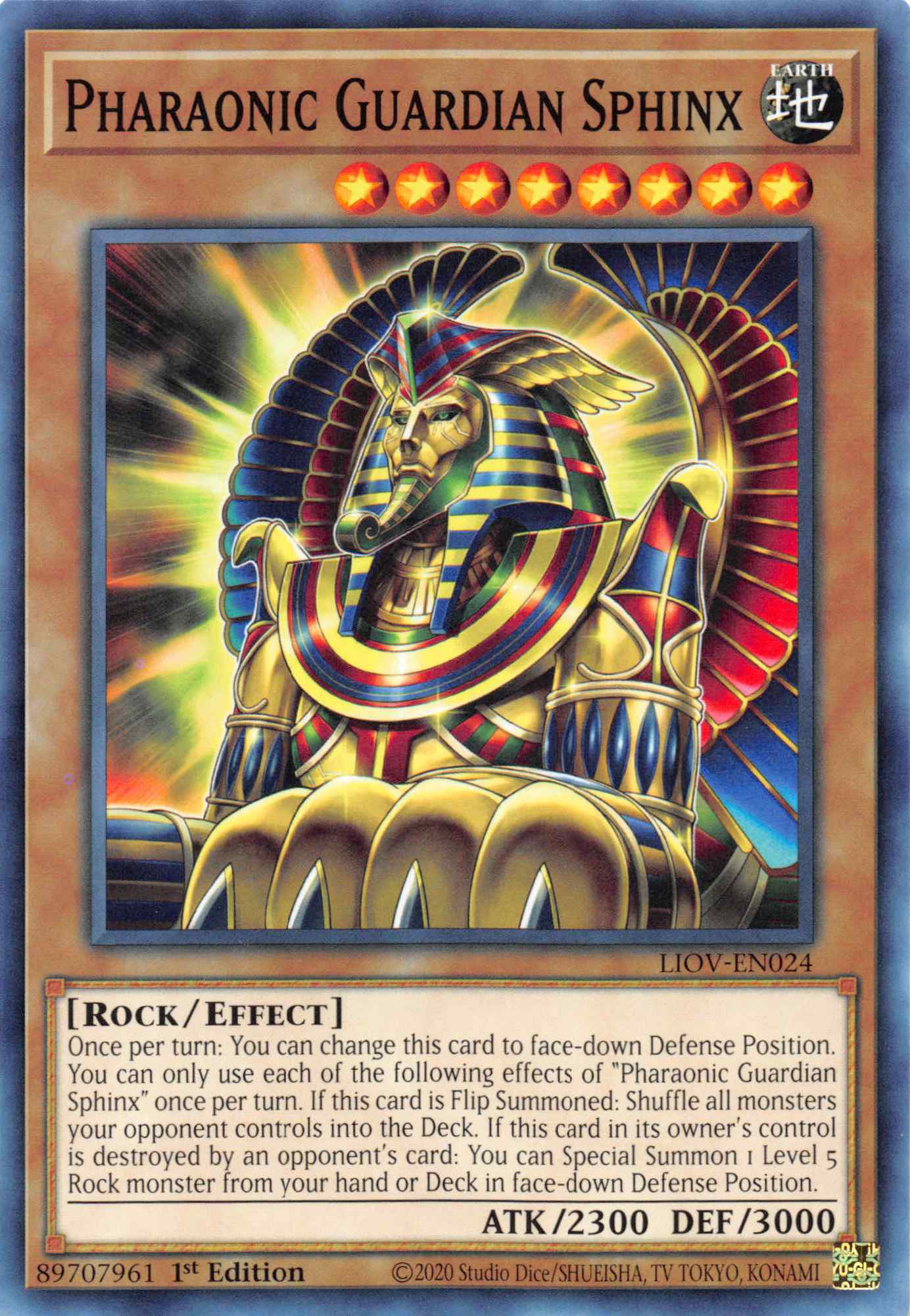 Pharaonic Guardian Sphinx [LIOV-EN024] Common | Exor Games Truro