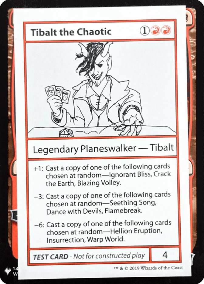 Tibalt the Chaotic [Mystery Booster Playtest Cards] | Exor Games Truro