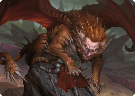 Manticore Art Card [Dungeons & Dragons: Adventures in the Forgotten Realms Art Series] | Exor Games Truro