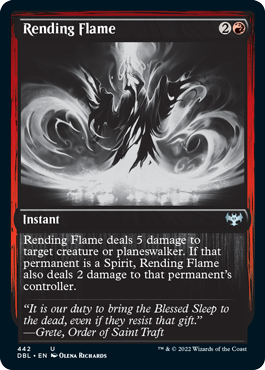 Rending Flame [Innistrad: Double Feature] | Exor Games Truro
