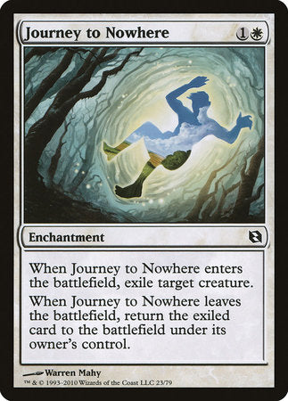Journey to Nowhere [Duel Decks: Elspeth vs. Tezzeret] | Exor Games Truro