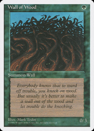 Wall of Wood [Fourth Edition] | Exor Games Truro