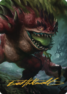 Hezrou Art Card (Gold-Stamped Signature) [Commander Legends: Battle for Baldur's Gate Art Series] | Exor Games Truro