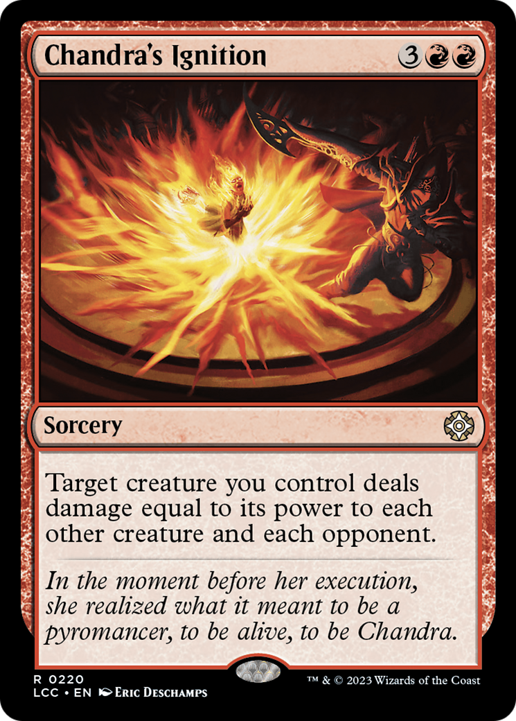 Chandra's Ignition [The Lost Caverns of Ixalan Commander] | Exor Games Truro