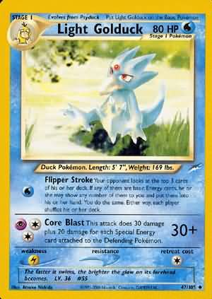 Light Golduck (47/105) [Neo Destiny Unlimited] | Exor Games Truro