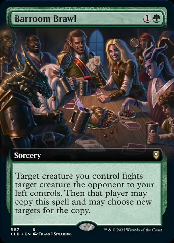 Barroom Brawl (Extended Art) [Commander Legends: Battle for Baldur's Gate] | Exor Games Truro