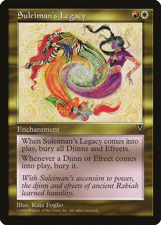 Suleiman's Legacy [Visions] | Exor Games Truro