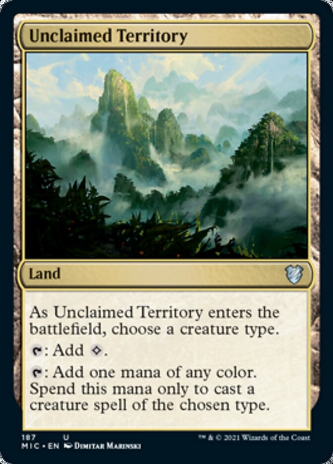 Unclaimed Territory [Innistrad: Midnight Hunt Commander] | Exor Games Truro