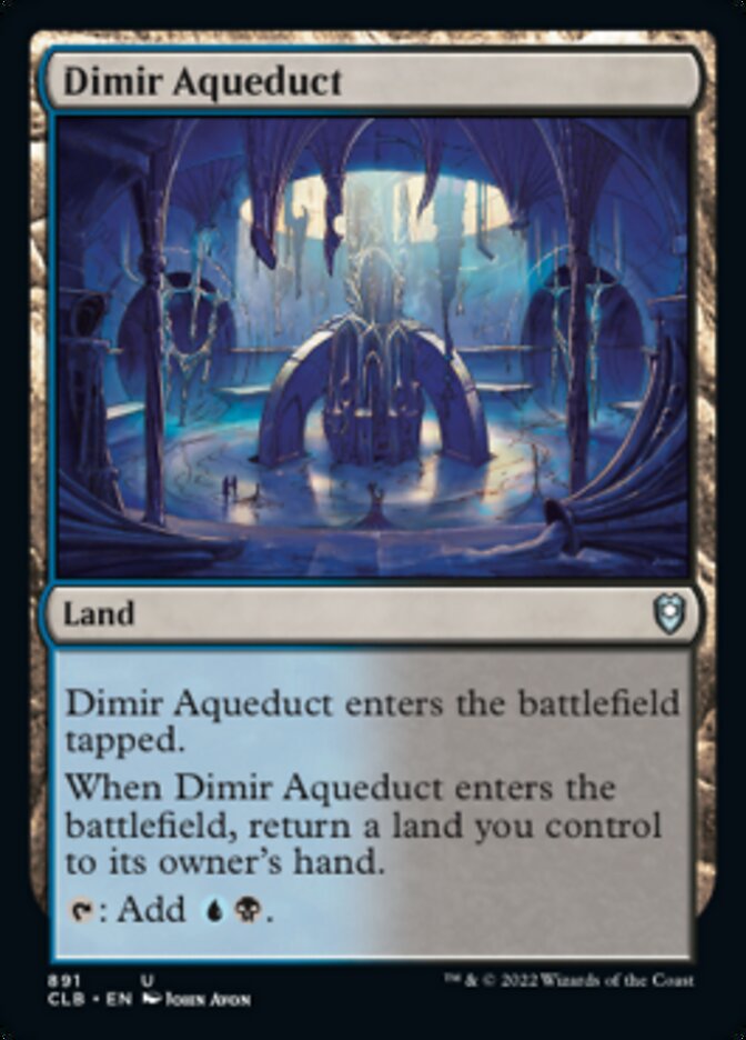 Dimir Aqueduct [Commander Legends: Battle for Baldur's Gate] | Exor Games Truro