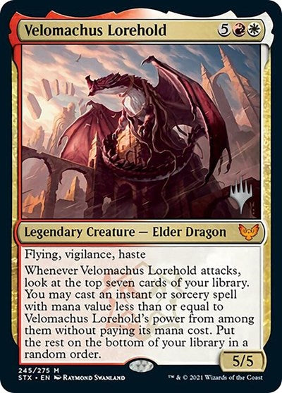 Velomachus Lorehold (Promo Pack) [Strixhaven: School of Mages Promos] | Exor Games Truro