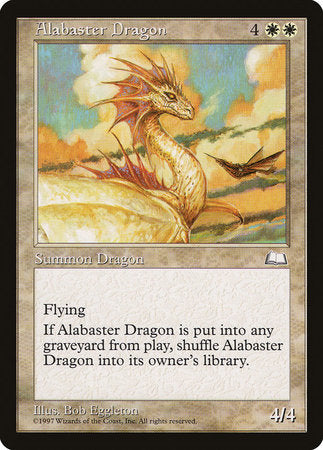 Alabaster Dragon [Weatherlight] | Exor Games Truro