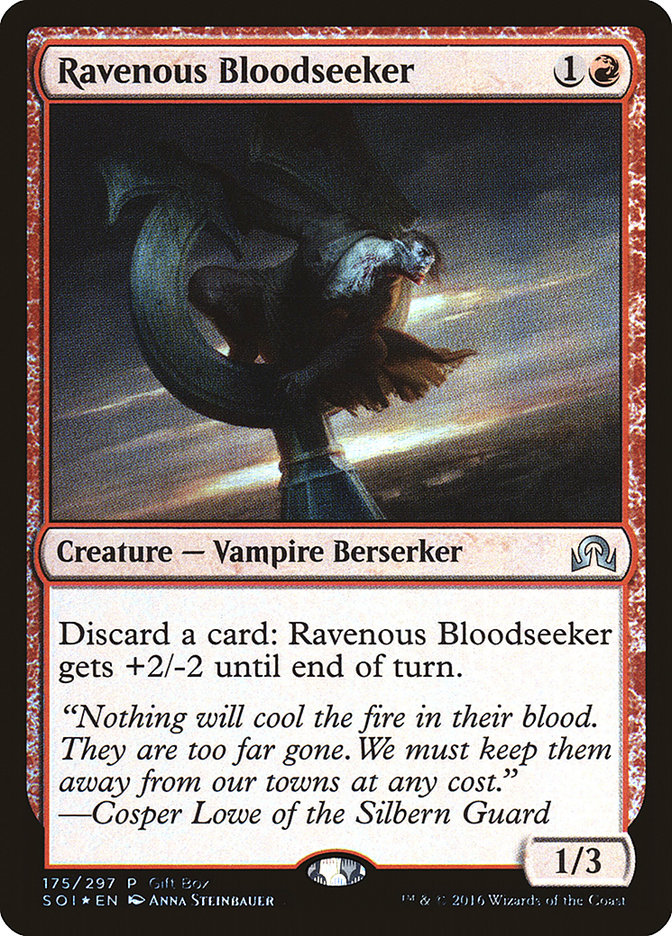 Ravenous Bloodseeker (Gift Box) [Shadows over Innistrad Promos] | Exor Games Truro