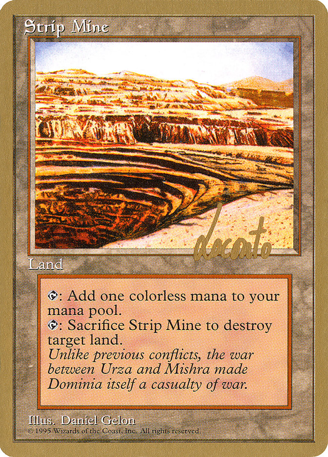 Strip Mine (Michael Loconto) [Pro Tour Collector Set] | Exor Games Truro