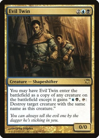 Evil Twin [Innistrad] | Exor Games Truro