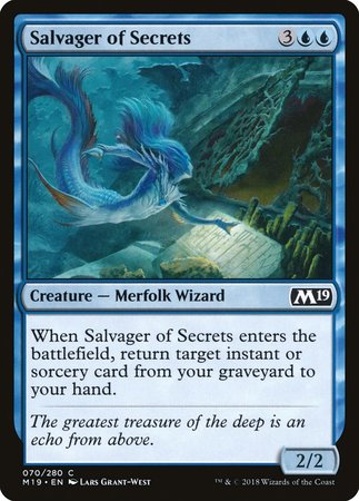 Salvager of Secrets [Core Set 2019] | Exor Games Truro