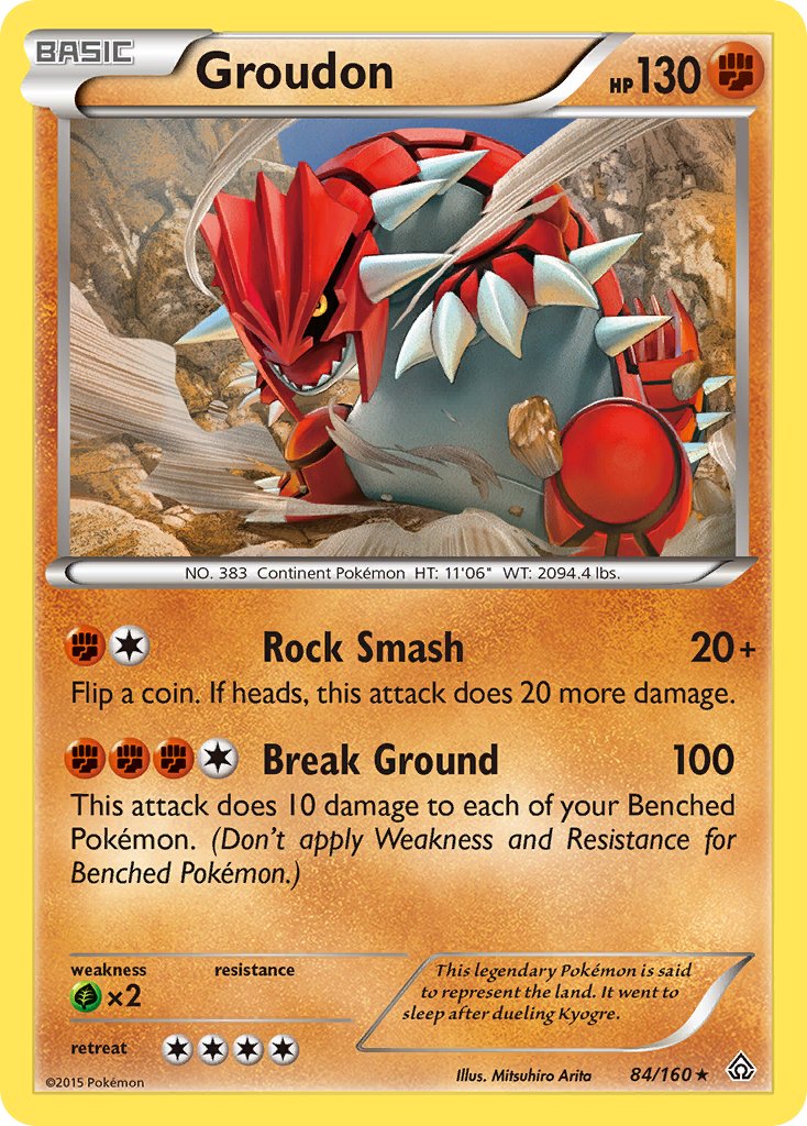 Groudon (84/160) (Theme Deck Exclusive) [XY: Primal Clash] | Exor Games Truro