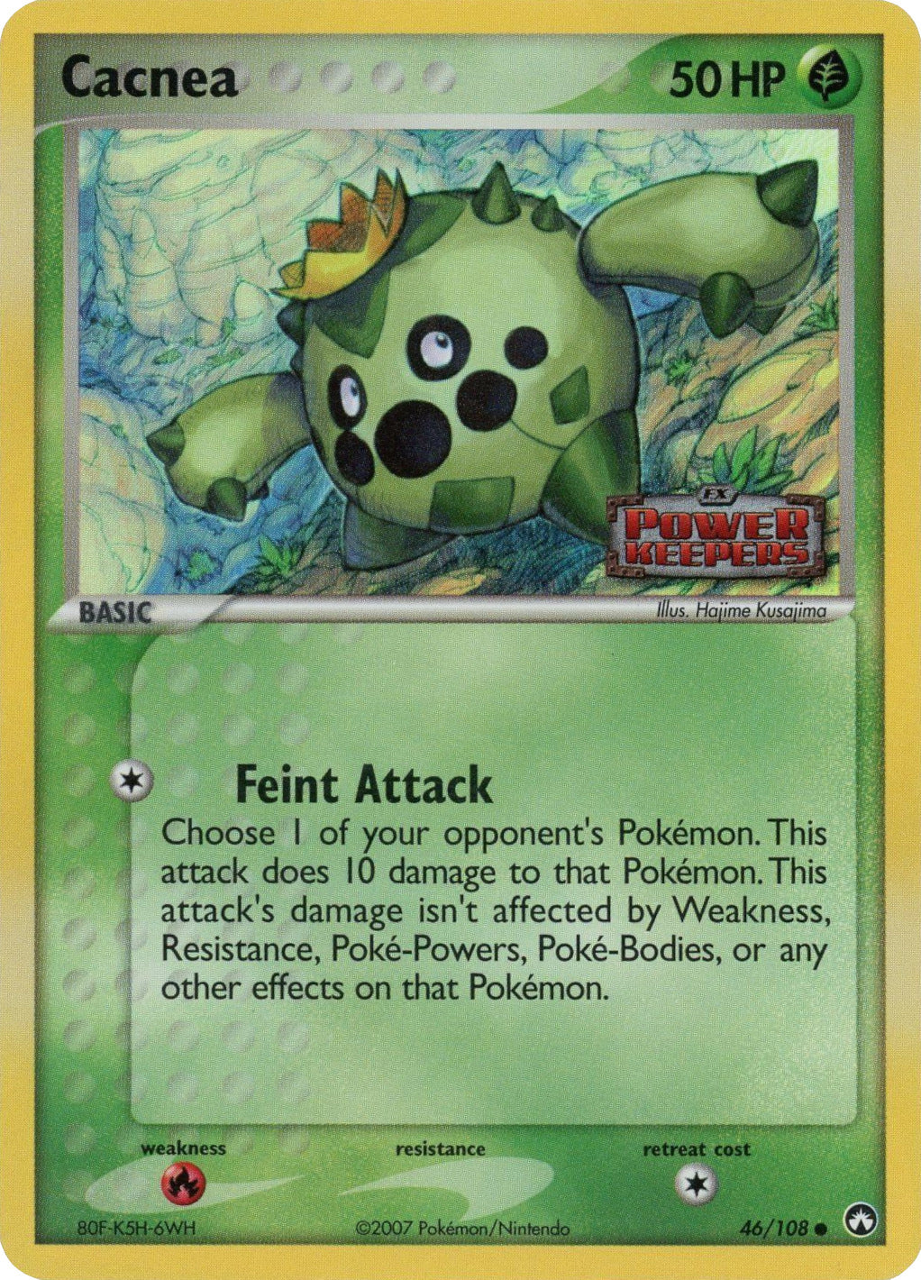 Cacnea (46/108) (Stamped) [EX: Power Keepers] | Exor Games Truro