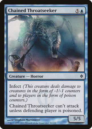 Chained Throatseeker [New Phyrexia] | Exor Games Truro