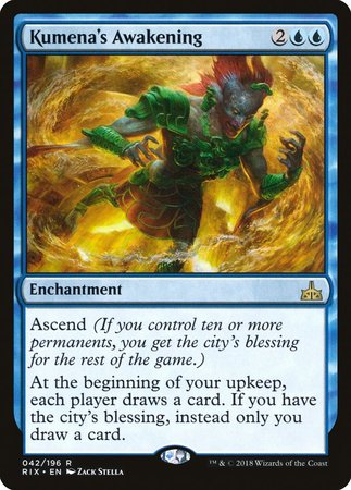 Kumena's Awakening [Rivals of Ixalan] | Exor Games Truro