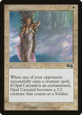 Opal Caryatid [Urza's Saga] | Exor Games Truro