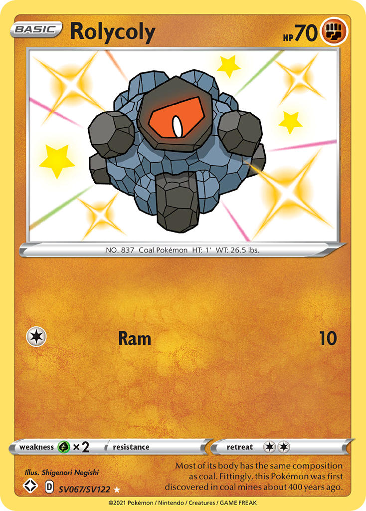 Rolycoly (SV067/SV122) [Sword & Shield: Shining Fates] | Exor Games Truro