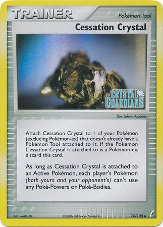 Cessation Crystal (74/100) (Stamped) [EX: Crystal Guardians] | Exor Games Truro